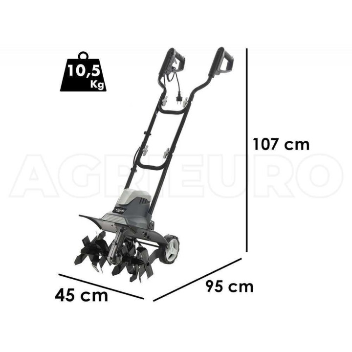 BlackStone TE-450 sähköjyrsin, 1 500 W, työleveys 45 cm