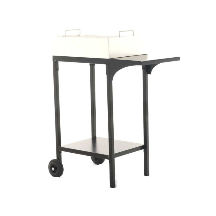 Famur BK6 Prime hiiligrilli, 48 × 36 cm, ruostumaton teräs, tulenkestävä tiilipohja