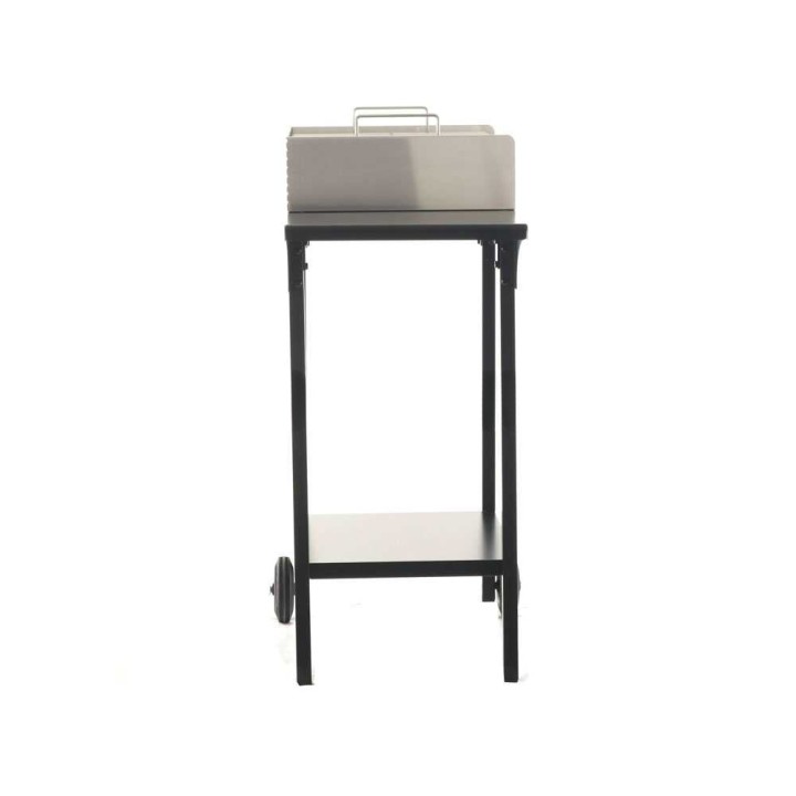 Famur BK6 Prime hiiligrilli, 48 × 36 cm, ruostumaton teräs, tulenkestävä tiilipohja
