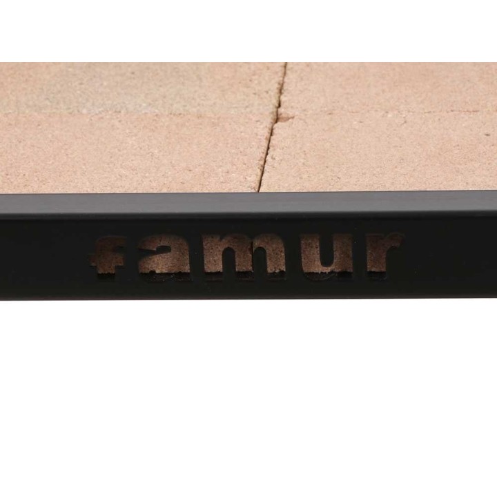Famur BK7 Prime -hiiligrilli, 70 × 47 cm, ruostumaton teräs