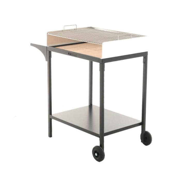 Famur BK7 Prime -hiiligrilli, 70 × 47 cm, ruostumaton teräs
