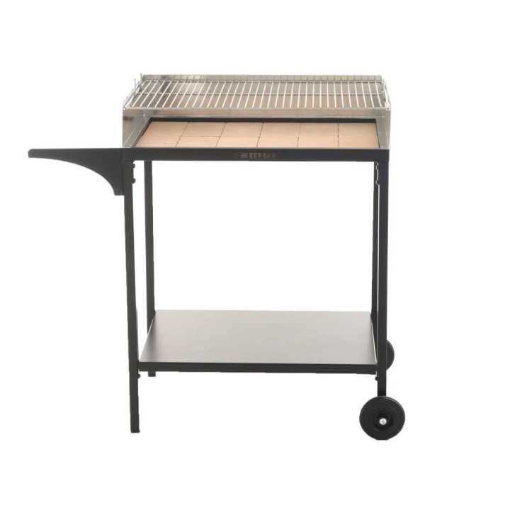 Famur BK7 Prime -hiiligrilli, 70 × 47 cm, ruostumaton teräs