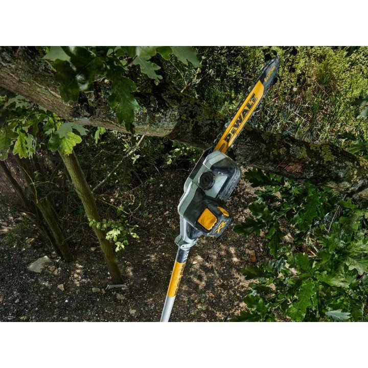 DeWalt DCMPS567N-XJ akkukäyttöinen teleskooppivartinen oksasaha, 20 cm