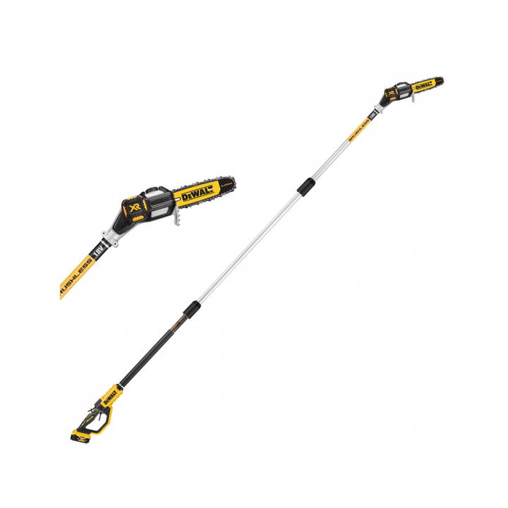 DeWalt DCMPS567P1 QW akkukäyttöinen oksasaha 18 V 5 Ah 20 cm