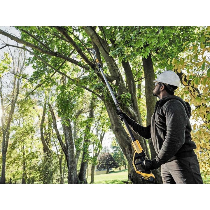 DeWalt DCMPS567P1-QW akkukäyttöinen oksasaha, 18 V, 5 Ah, 20 cm