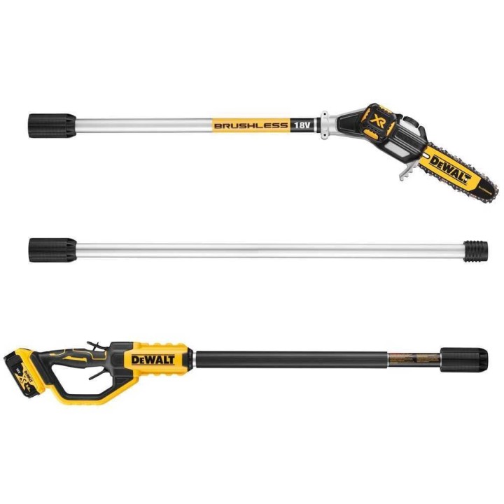 DeWalt DCMPS567P1-QW akkukäyttöinen oksasaha, 18 V, 5 Ah, 20 cm