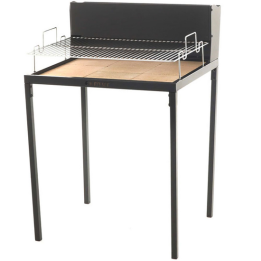 Famur BK7 Light puu ja hiiligrilli 70 48 cm kromattu ritilä