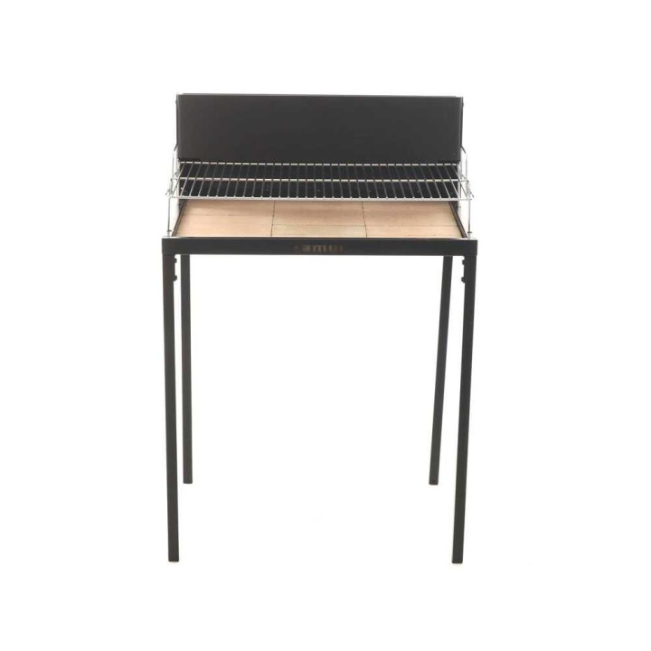 Famur BK7 Light puu- ja hiiligrilli, 70 × 48 cm, kromattu ritilä