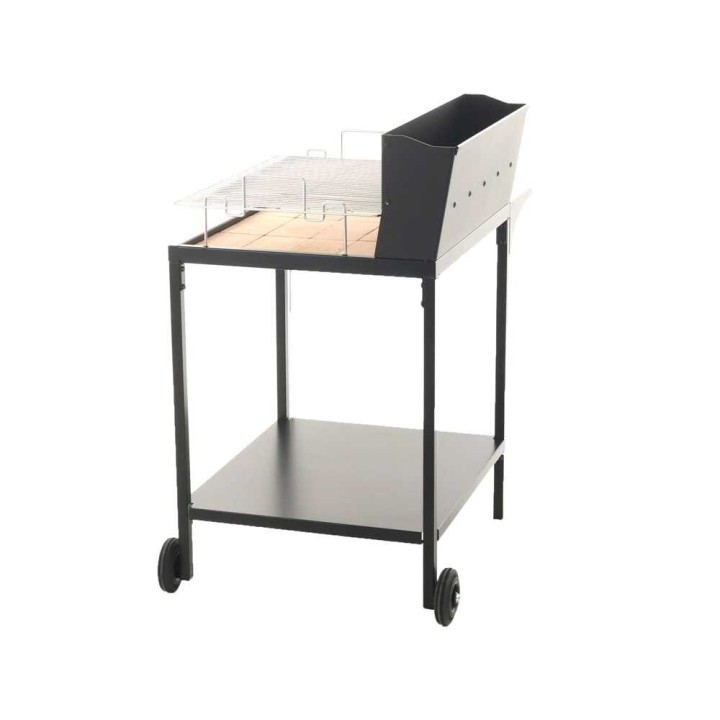 Famur BK7 Superior puu- ja hiiligrilli, 70 × 48 cm, 3 360 cm²