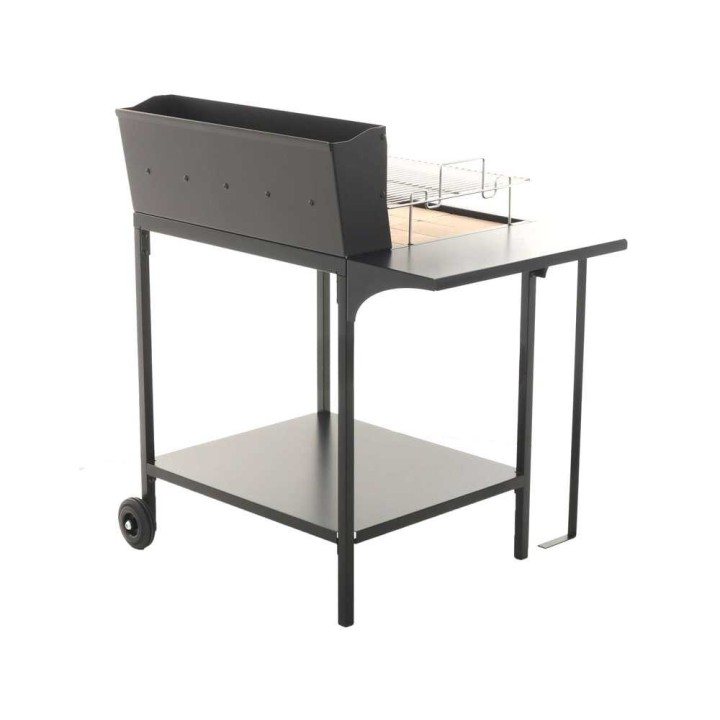 Famur BK7 Superior puu- ja hiiligrilli, 70 × 48 cm, 3 360 cm²