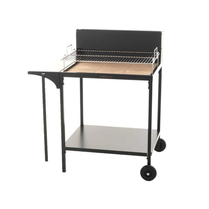 Famur BK7 Superior puu- ja hiiligrilli, 70 × 48 cm, 3 360 cm²