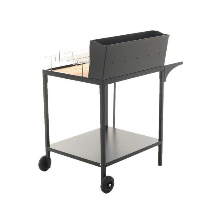 Famur BK7 Superior puu- ja hiiligrilli, 70 × 48 cm, 3 360 cm²