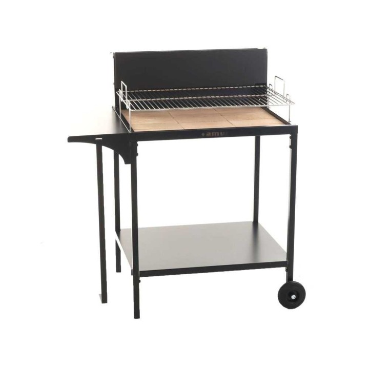 Famur BK7 Superior puu- ja hiiligrilli, 70 × 48 cm, 3 360 cm²