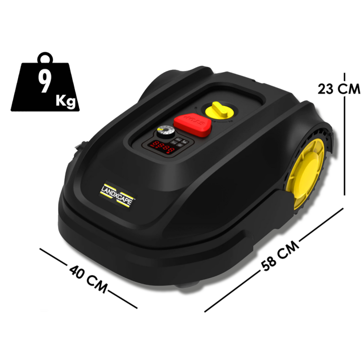 LX835 robottiruohonleikkuri rajakaapelilla, 800 m², 20 V, 18 cm