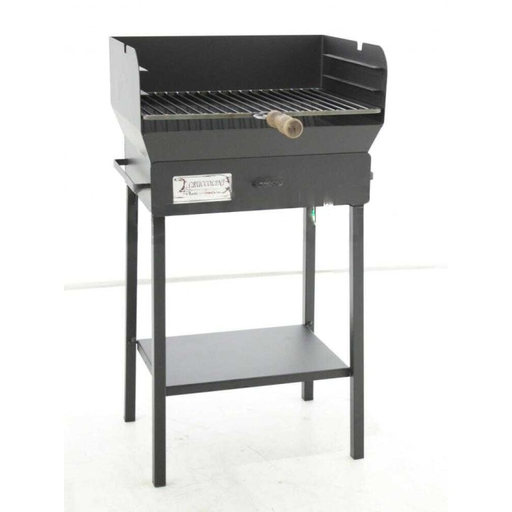 Cruccolini Livorno hiiligrilli, teräs, 50 × 38 cm, 21 kg