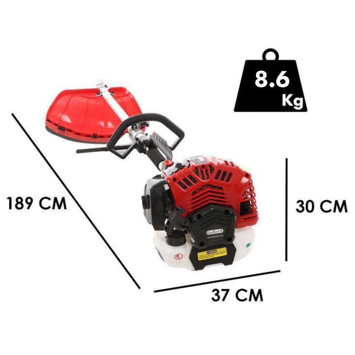 GeoTech GT-2 52 L raivaussaha, 52 cm³, 1,94 HP, 2-tahtimoottori