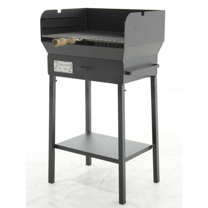 Cruccolini Livorno hiiligrilli, teräs, 50 × 38 cm, 21 kg