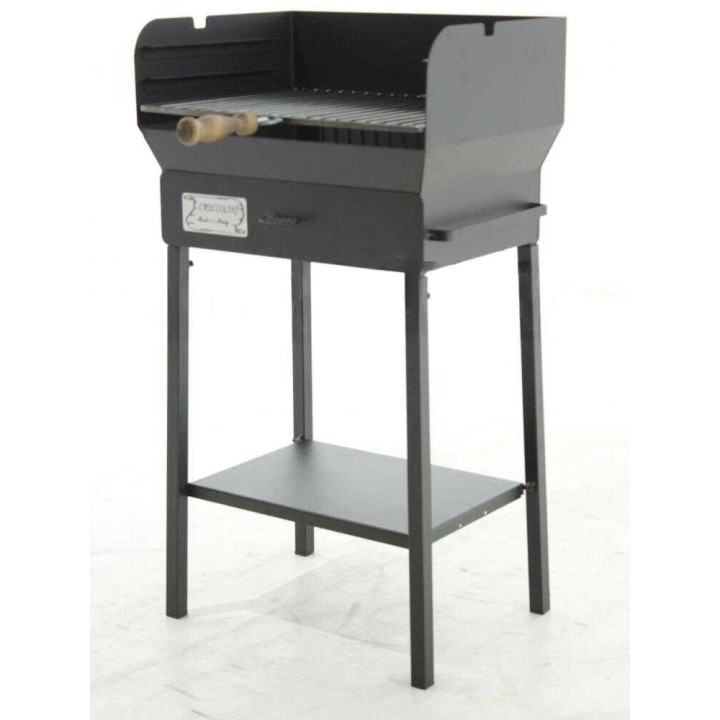 Cruccolini Livorno hiiligrilli, teräs, 50 × 38 cm, 21 kg