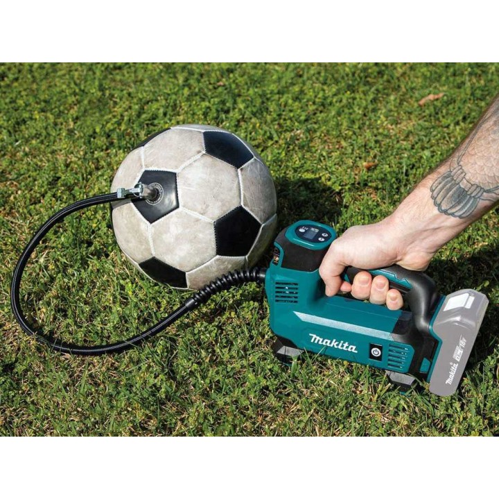 Makita DMP180Z akkukompressori, 18 V, 8,3 bar, akku ja laturi