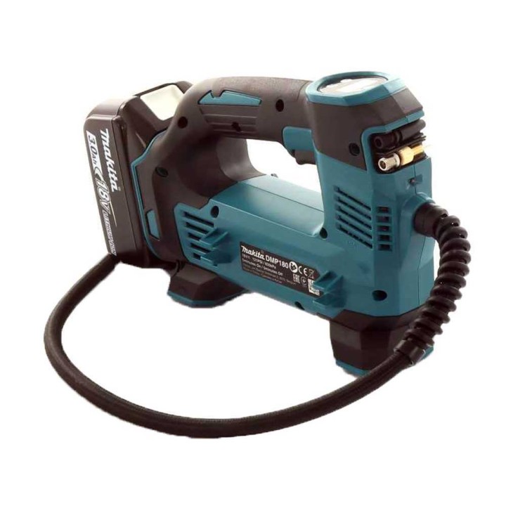 Makita DMP180Z akkukompressori, 18 V, 8,3 bar, akku ja laturi