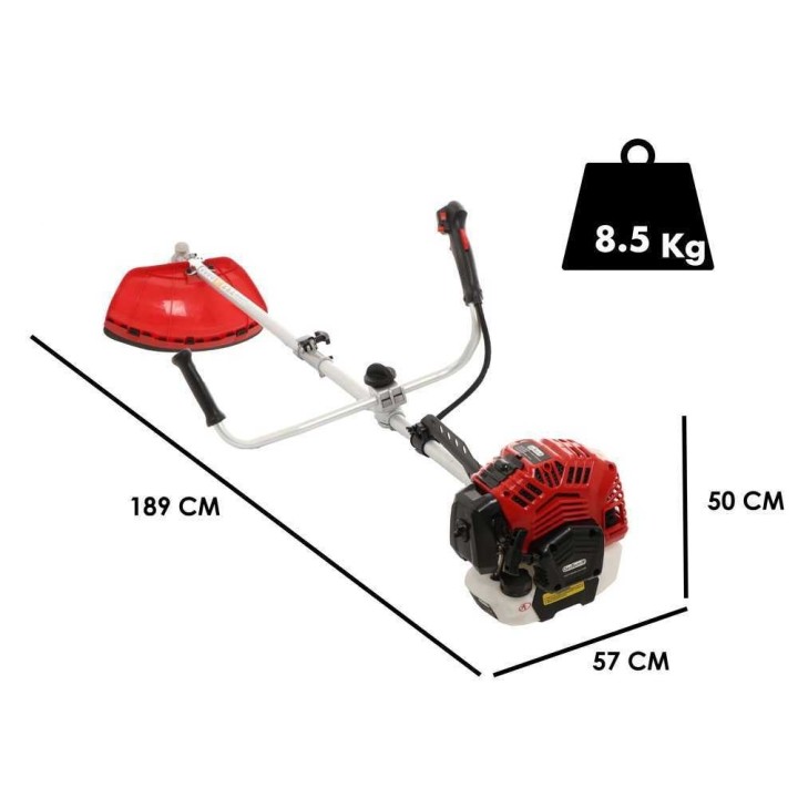 GeoTech GT-2 52 D -raivaussaha, 52 cm³, 1,94 HP, kaksoiskahva