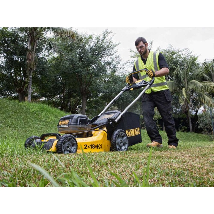 DeWalt DCMW564P2-QW akkuruohonleikkuri, 48 cm, 36 V, 2 × 5 Ah