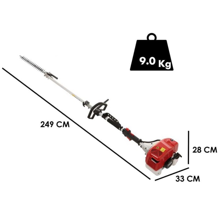 GeoTech GT-2 58 L monitoiminen raivaussaha, 58 cm³, 3,48 HP