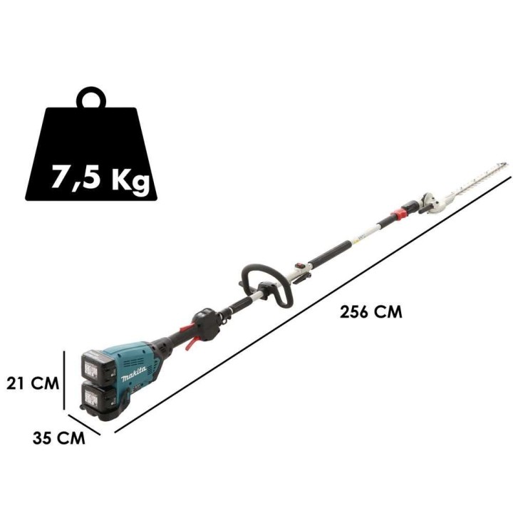 Makita DUX60Z monitoiminen akkuraivaussaha, 36 V, 2 × 5 Ah