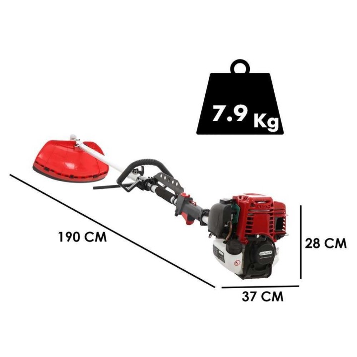 GeoTech GT-4 36 L monitoiminen raivaussaha, 36 cm³, 1,20 HP