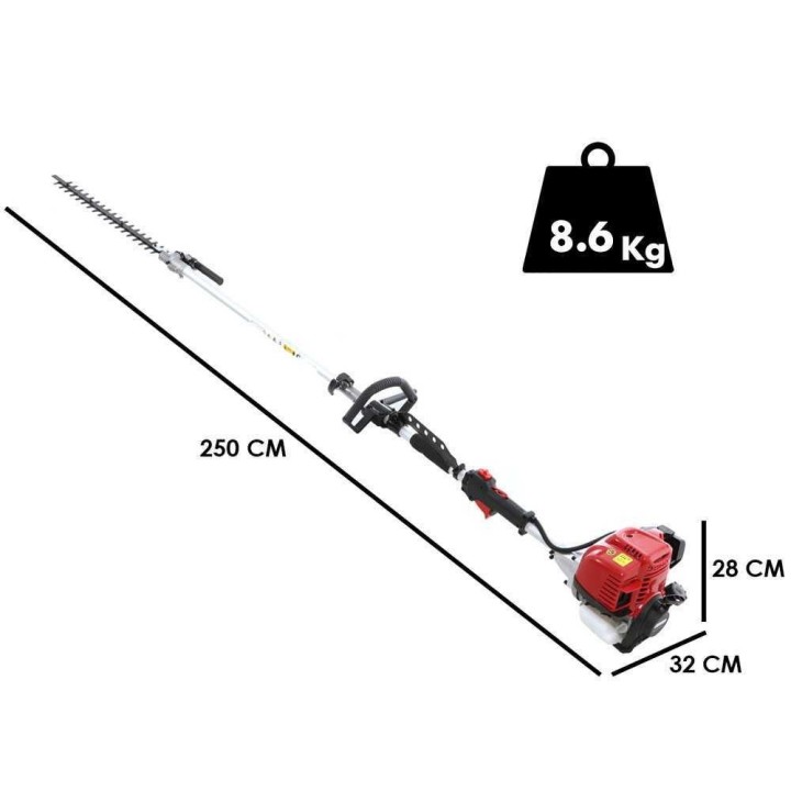 GeoTech GT-4 36 L monitoiminen raivaussaha, 36 cm³, 1,20 HP