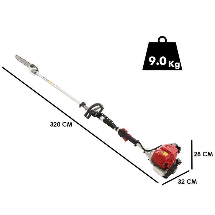 GeoTech GT-4 36 L monitoiminen raivaussaha, 36 cm³, 1,20 HP