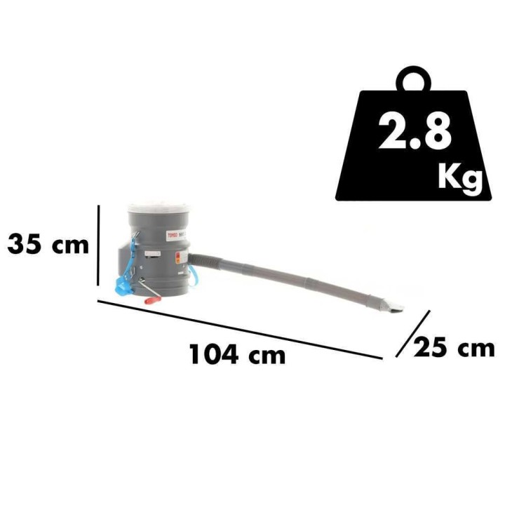 AMA TD-46 käsikäyttöinen jauheruisku, 4,6 l, olkahihnoilla