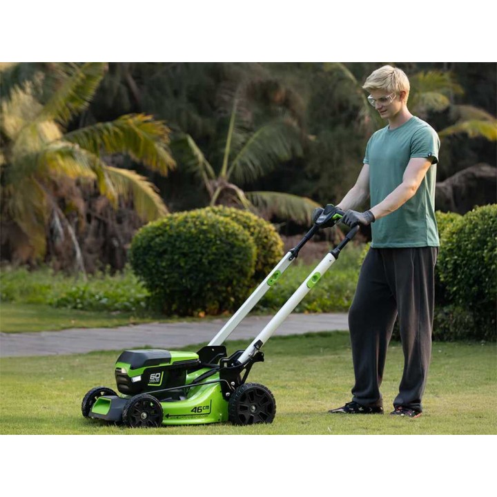 Greenworks GD60LM46SP akkuruohonleikkuri, 60 V, 46 cm, ilman akkua ja laturia