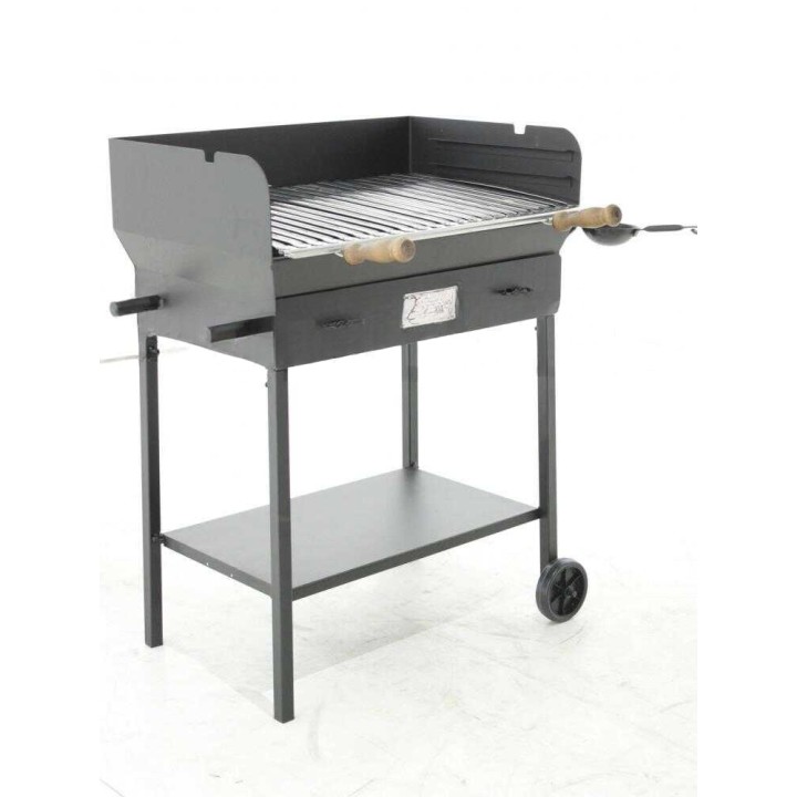 Cruccolini Festa suuri teräksinen puu- ja hiiligrilli, 69 × 45 cm, 29 kg