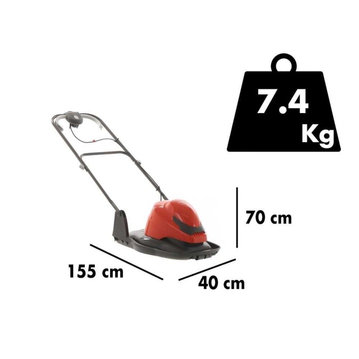 Flymo SimpliGlide 360 ilmalla leijuva ruohonleikkuri, 1 800 W, 36 cm
