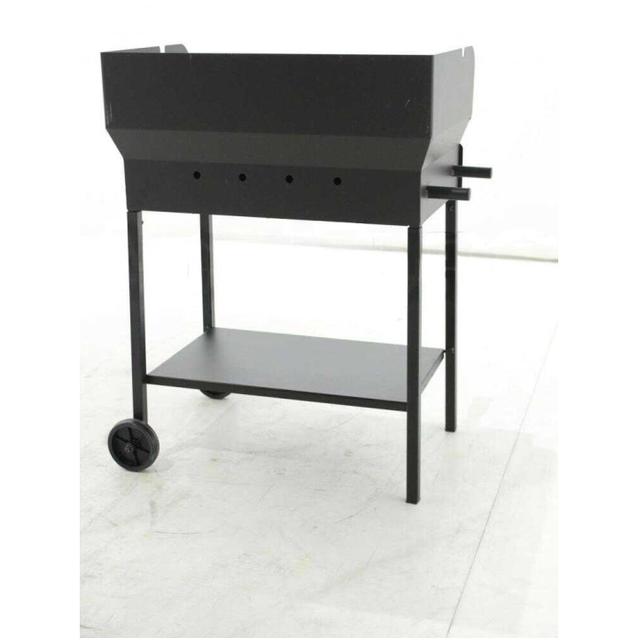 Cruccolini Festa suuri teräksinen puu- ja hiiligrilli, 69 × 45 cm, 29 kg