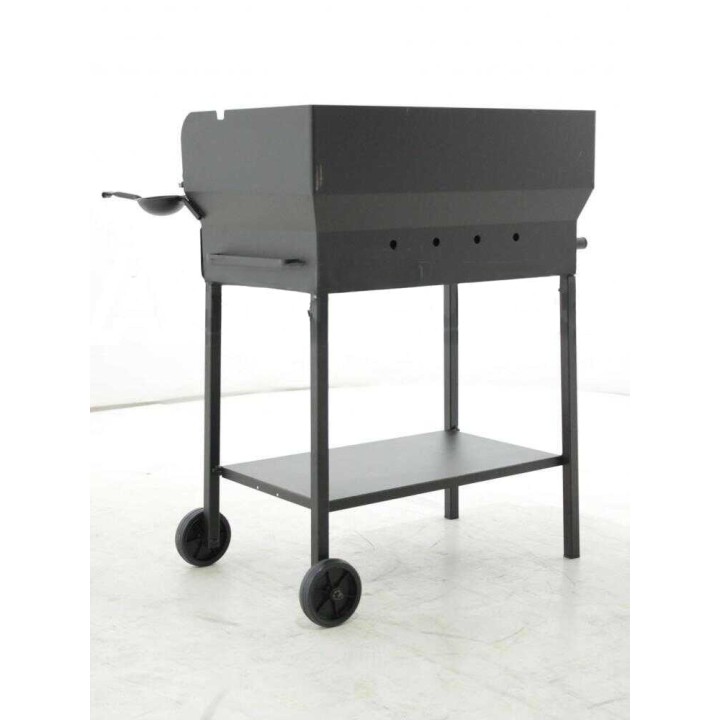 Cruccolini Festa suuri teräksinen puu- ja hiiligrilli, 69 × 45 cm, 29 kg