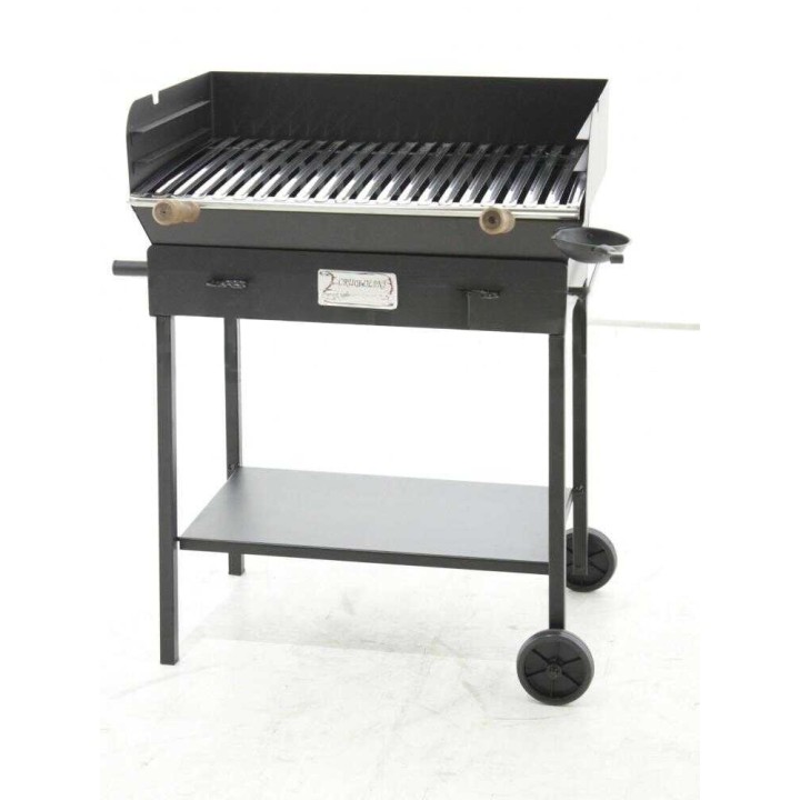 Cruccolini Festa suuri teräksinen puu- ja hiiligrilli, 69 × 45 cm, 29 kg