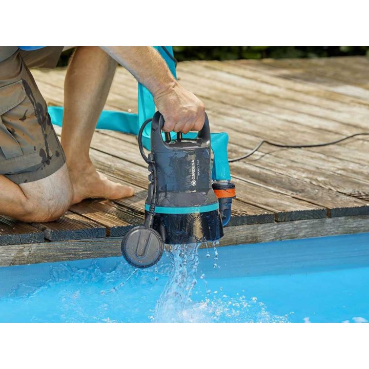 Gardena 9000 uppopumppu kirkkaalle vedelle, 300 W, 9 000 l/h