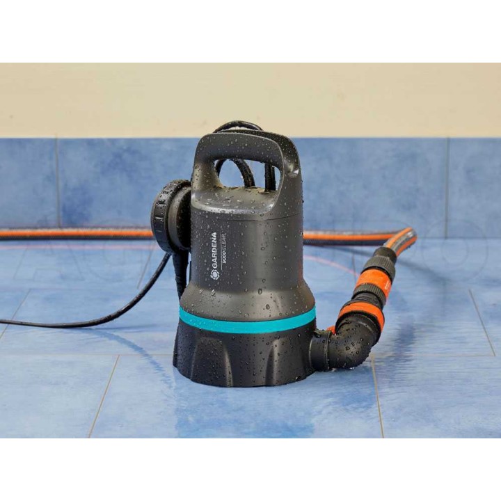 Gardena 9000 uppopumppu kirkkaalle vedelle, 300 W, 9 000 l/h