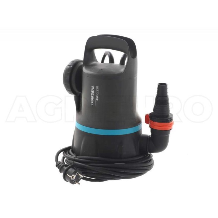 Gardena 9000 uppopumppu kirkkaalle vedelle, 300 W, 9 000 l/h