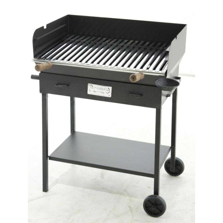 Cruccolini Festa suuri teräksinen puu- ja hiiligrilli, 69 × 45 cm, 29 kg