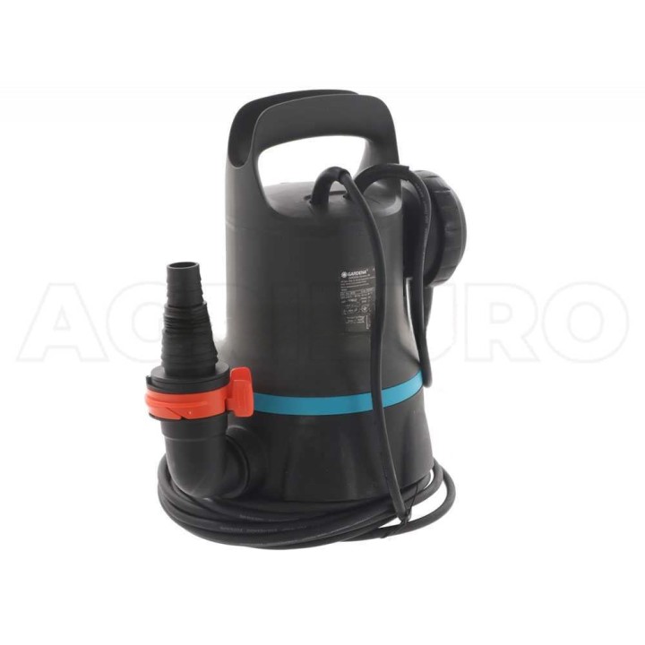 Gardena 9000 uppopumppu kirkkaalle vedelle, 300 W, 9 000 l/h