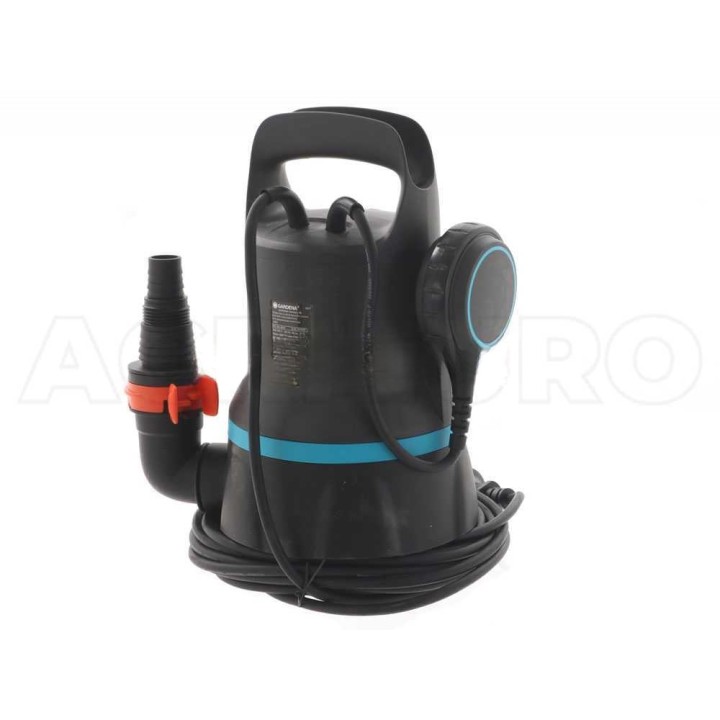 Gardena 9000 uppopumppu kirkkaalle vedelle, 300 W, 9 000 l/h