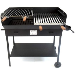 Cruccolini Party hiili ja puugrilli teräs 90 45 cm 46 kg