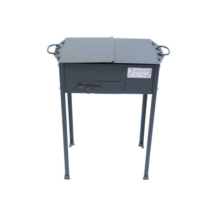 Cruccolini Campagnolo hiiligrilli, 50 × 38 cm, ruostumaton ritilä