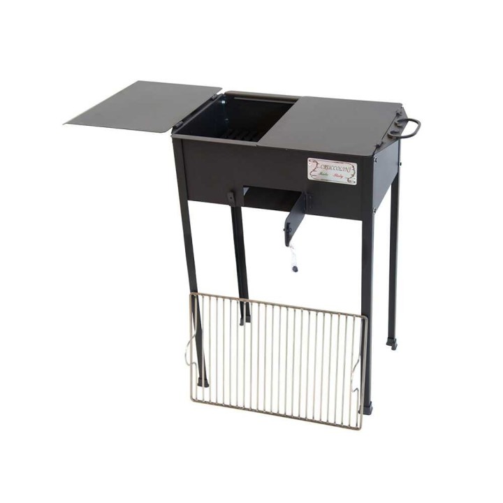 Cruccolini Campagnolo hiiligrilli, 50 × 38 cm, ruostumaton ritilä