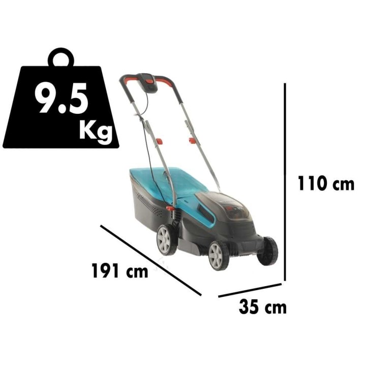 Gardena PowerMax 32/36V P4A akkuruohonleikkuri, 32 cm, 2 × 18 V, 2,5 Ah