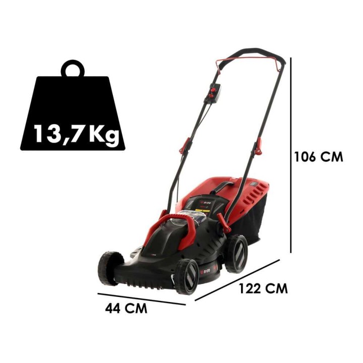 RATO RBLM40 akkuruohonleikkuri, 40 V, 37 cm, akku ja laturi