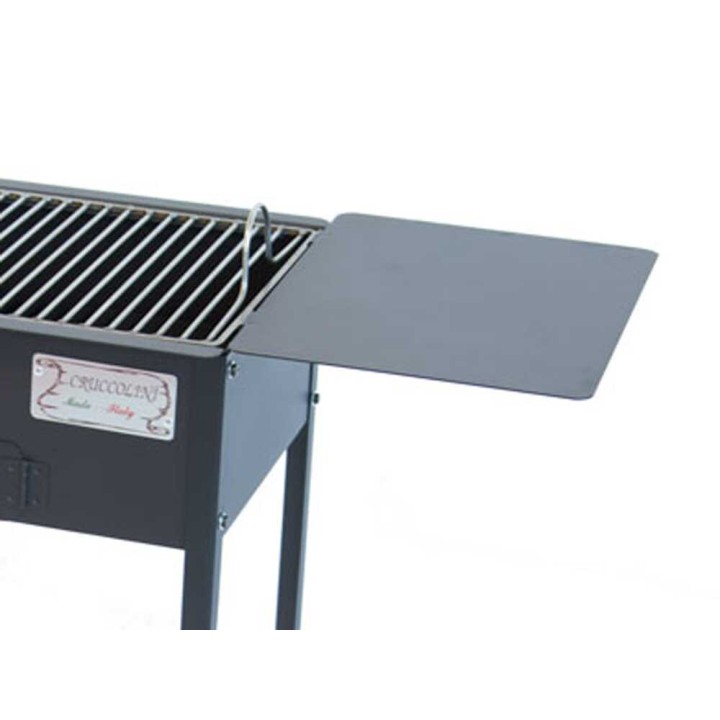 Cruccolini Campagnolo hiiligrilli, 50 × 38 cm, ruostumaton ritilä